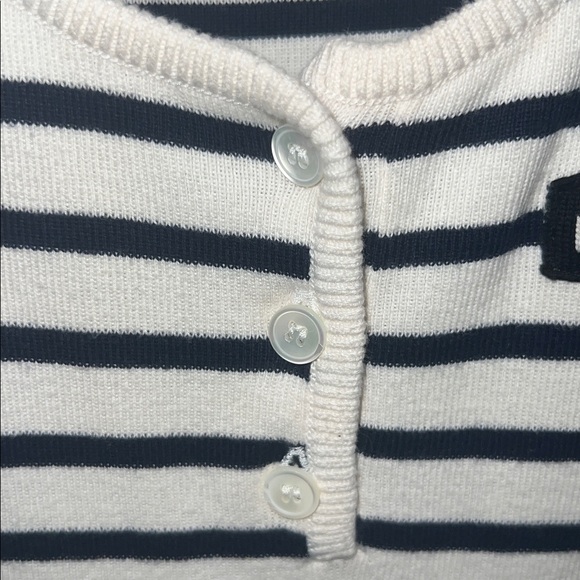 MIU MIU Striped Sleeveless cotton Dress - Picture 12 of 14